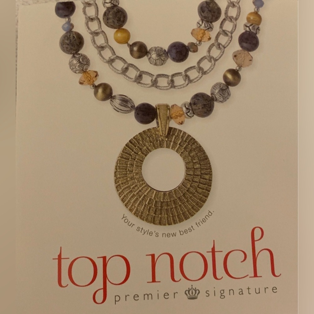 #J1196 - Premier Designs Signature Collection Top Notch Convertible Necklace
